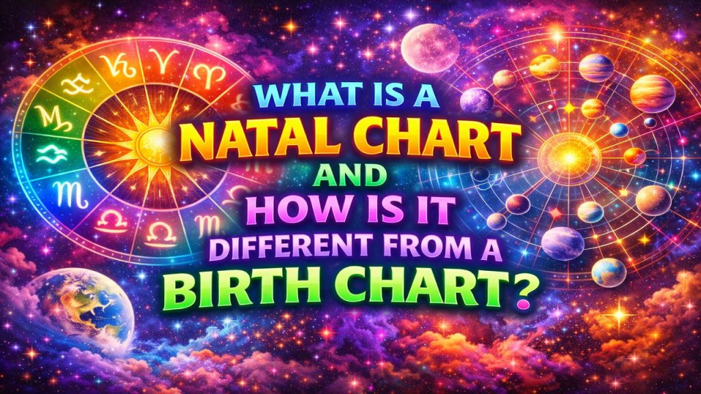 natal chart vs birth chart